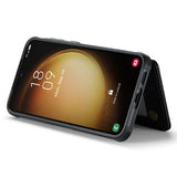 Samsung Galaxy S22+ 5G Caseme C22-etui RFID-kortpung - Sort