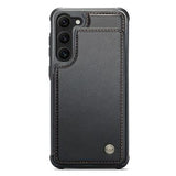 Samsung Galaxy S22+ 5G Caseme C22-etui RFID-kortpung - Sort