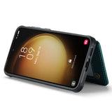 Samsung Galaxy S22+ 5G Caseme C22-etui RFID-kortpung - Grøn