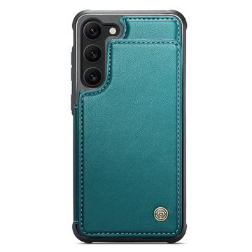 Samsung Galaxy S22+ 5G Caseme C22-etui RFID-kortpung - Grøn