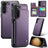 Samsung Galaxy S22+ 5G Caseme C22-etui RFID-kortpung - Lilla