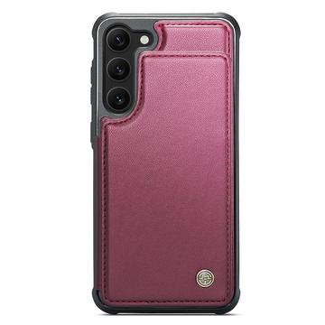 Samsung Galaxy S22+ 5G Caseme C22-etui RFID-kortpung - Rød
