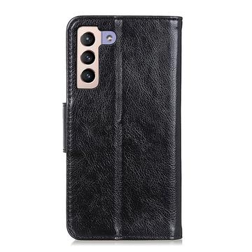 Samsung Galaxy S22+ 5G Elegant Series Pung med Stativfunktion - Sort
