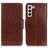 Samsung Galaxy S22+ 5G Elegant Series Pung med Stativfunktion - Brun