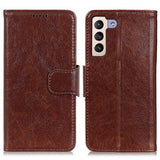 Samsung Galaxy S22+ 5G Elegant Series Pung med Stativfunktion - Brun