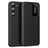 Samsung Galaxy S22+ 5G Smart Clear View Flip etui med kortplads - Sort