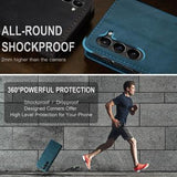 Samsung Galaxy S23 5G Caseme 013 Series Pung - Blå