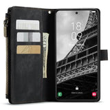Samsung Galaxy S23 5G Caseme 2-i-1 Multifunktionel Pung - Sort