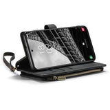 Samsung Galaxy S23 5G Caseme 2-i-1 Multifunktionel Pung - Sort