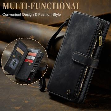 Samsung Galaxy S23 5G Caseme 2-i-1 Multifunktionel Pung - Sort