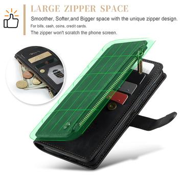 Samsung Galaxy S23 5G Caseme 2-i-1 Multifunktionel Pung - Sort