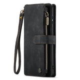 Samsung Galaxy S23 5G Caseme 2-i-1 Multifunktionel Pung - Sort
