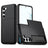 Samsung Galaxy S23 5G Hybrid Cover med Glidende Kortslot - Sort