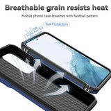 Samsung Galaxy S23 5G Roterende Ring Hybrid Cover med Kameraskjold - Blå