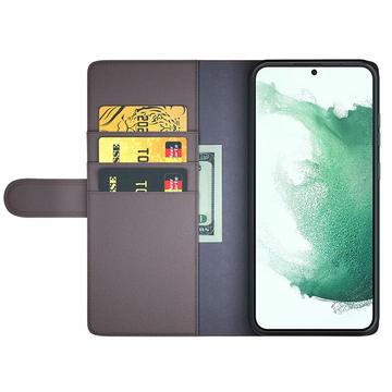 Samsung Galaxy S23 5G Læderpung med Stativ - Brun
