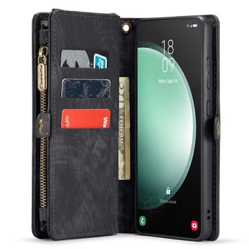 Samsung Galaxy S23 FE Caseme C30 Multifunktionel Pung - Sort