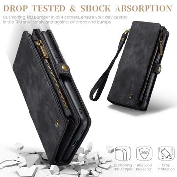 Samsung Galaxy S23 FE Caseme C30 Multifunktionel Pung - Sort