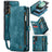 Samsung Galaxy S23 FE Caseme C30 Multifunktionel Pung - Blå