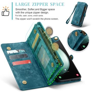 Samsung Galaxy S23 FE Caseme C30 Multifunktionel Pung - Blå