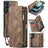 Samsung Galaxy S23 FE Caseme C30 Multifunktionel Pung - Brun