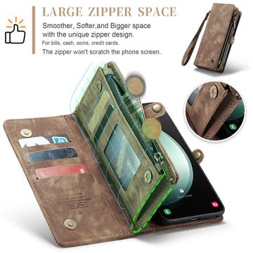 Samsung Galaxy S23 FE Caseme C30 Multifunktionel Pung - Brun