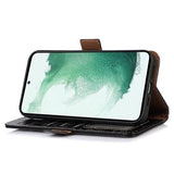 Samsung Galaxy S23 FE Crocodile Series Læderpung med RFID - Sort