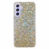 Samsung Galaxy S23 FE Glitter Flakes TPU Cover - Guld