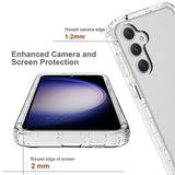 Samsung Galaxy S23 FE Gradient Series Hybrid Cover - Sort / Gennemsigtig