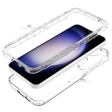 Samsung Galaxy S23 FE Gradient Series Hybrid Cover - Gennemsigtig