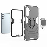 Samsung Galaxy S23 FE Hybrid Cover med Ring Holder - Sort