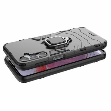 Samsung Galaxy S23 FE Hybrid Cover med Ring Holder - Sort