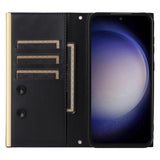 Samsung Galaxy S23 FE Luksus Vatteret Pung - Sort