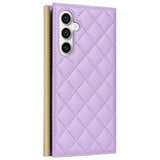Samsung Galaxy S23 FE Luksus Vatteret Pung - Lilla