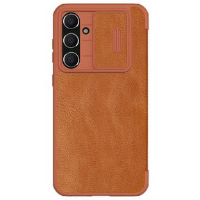 Samsung Galaxy S23 FE Nillkin Qin Pro Flip Cover - Brun