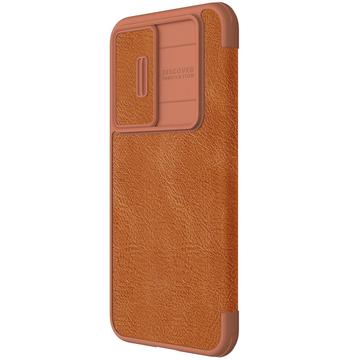 Samsung Galaxy S23 FE Nillkin Qin Pro Flip Cover - Brun