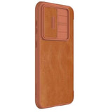 Samsung Galaxy S23 FE Nillkin Qin Pro Flip Cover - Brun