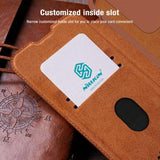 Samsung Galaxy S23 FE Nillkin Qin Pro Flip Cover - Brun