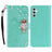 Samsung Galaxy S23 FE Ugle Rhinsten Pung - Cyan