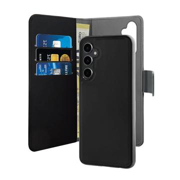 Samsung Galaxy S23 FE Puro 2-i-1 Magnetisk Pung Taske - Sort