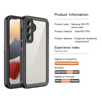 Samsung Galaxy S23 FE Redpepper FS IP68 Vandtæt Cover - Sort