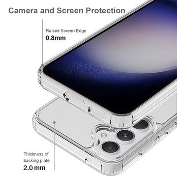 Samsung Galaxy S23 FE Ridsefast Hybrid Cover - Gennemsigtig