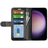 Samsung Galaxy S23 FE Pung Taske med Magnetisk Lukning - Sort