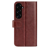 Samsung Galaxy S23 FE Pung Taske med Magnetisk Lukning - Brun