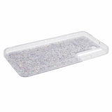Samsung Galaxy S23 Glitter Flakes TPU Cover - Sølv