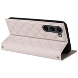 Samsung Galaxy S23 Luksus Vatteret Pung - Beige