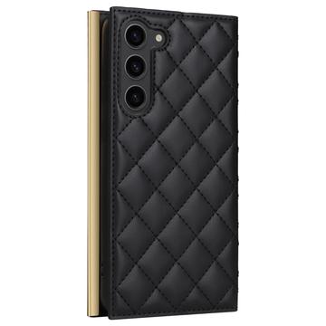 Samsung Galaxy S23 Luksus Vatteret Pung - Sort