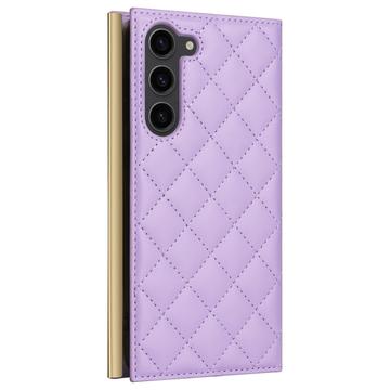 Samsung Galaxy S23 Luksus Vatteret Pung - Lilla
