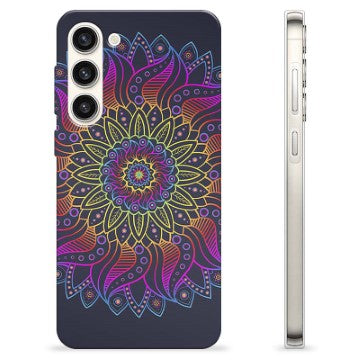 Samsung Galaxy S23+ 5G TPU Cover - Farverig Mandala