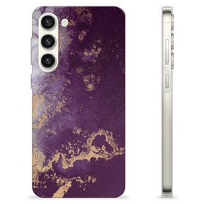 Samsung Galaxy S23+ 5G TPU Cover - Gylden Plomme
