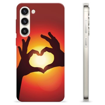Samsung Galaxy S23+ 5G TPU Cover - Hjertesilhuet